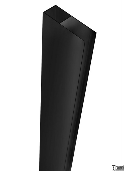 Подовжувальний профіль REA MOLIER BLACK для кабін/дверей чорний REA-K6000 фото