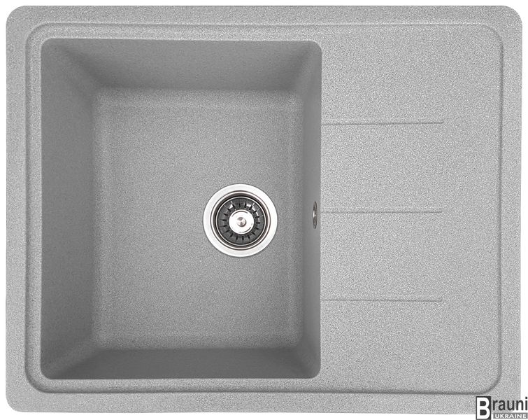 Кухонна мийка Patrat Seda 62х50 гранітна RO47703 фото