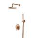 Душевая система Omnires Y brushed copper матовая медь 3535 фото 4