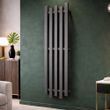 Радиатор вертикальный Bassa 160х45 графит