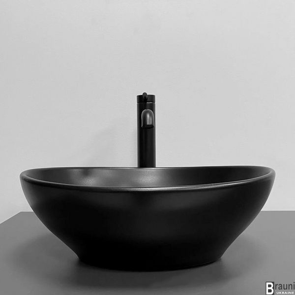 Умивальник (раковина) VBI PARMA BLACK MATT накладний VBI-011022 фото