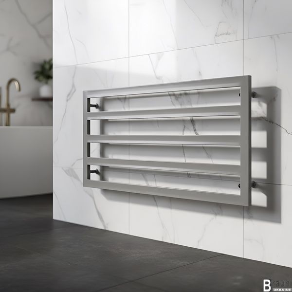 Электрический радиатор (полотенцесушитель) Feneli DRY 140х55 графит 2704-1 графіт фото