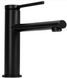 Смеситель для раковины (умывальника) REA OVAL BLACK черный низкий REA-B6516 фото 4