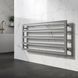 Электрический радиатор (полотенцесушитель) Feneli DRY 140х55 графит 2704-1 графіт фото 2