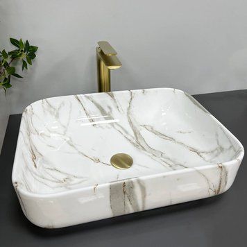 Умивальник (раковина) VBI PALERMO AIAX GLOSSY накладний VBI-012302 фото