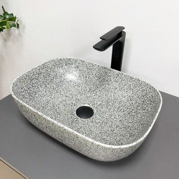 Умивальник (раковина) VBI RAVENNA SPACE GREY MATT накладний VBI-011222 фото