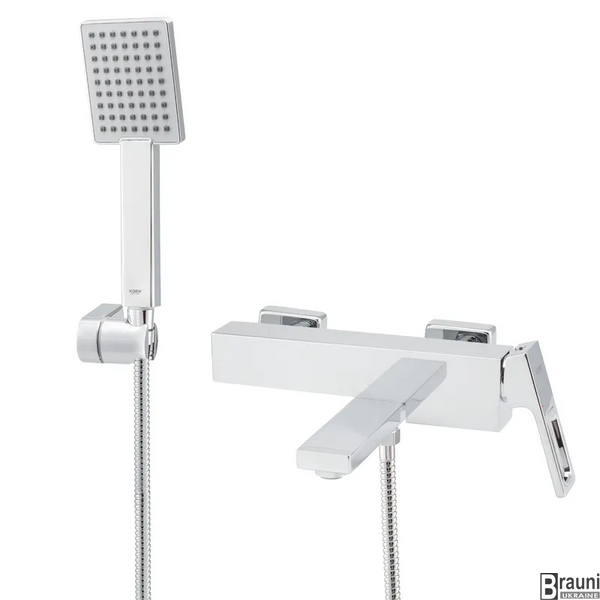 Смеситель для ванны с коротким изливом Koer KB-41009-01 (Цвет хром) (KR3502) KR3502 фото