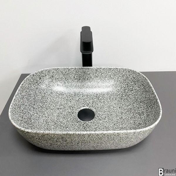 Умивальник (раковина) VBI RAVENNA SPACE GREY MATT накладний VBI-011222 фото