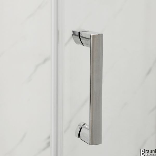 Душова кабіна без піддону Mixxus Premium DIVERSE SC03-100x80x195-TR Chrome прозоре скло 6мм (MI6865) MI6865 фото