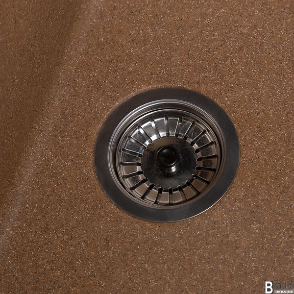 Кухонна мийка гранітна Jorum Teracota 78х51 з сушкою RO43463 фото