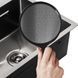 Мийка кухонна 75х45 графіт ZH7545-SET-05 DECOR NANO-BLACK (3.0/0.8) ZM5582 фото 2