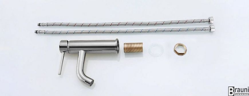 Смеситель для раковины (умывальника) REA LUNGO CHROME низкий REA-B4101 фото