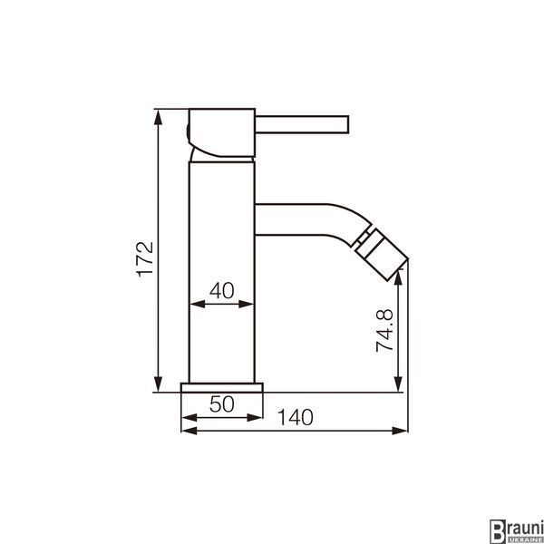 Змішувач для біде VBI MILANO CHROME VBI-050104CH фото
