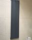 Дизайнерський вертикальний радіатор опалення TM ARTTIDESIGN «Rimini 6/1500» Колір сірий матовий 5464 фото 2