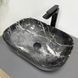 Умивальник (раковина) VBI RAVENNA BLACK OPAL GLOSSY накладний VBI-011225 фото 1