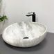 Умивальник (раковина) VBI RICCIA LIGHT STONE GLOSSY накладний VBI-017202 фото 3