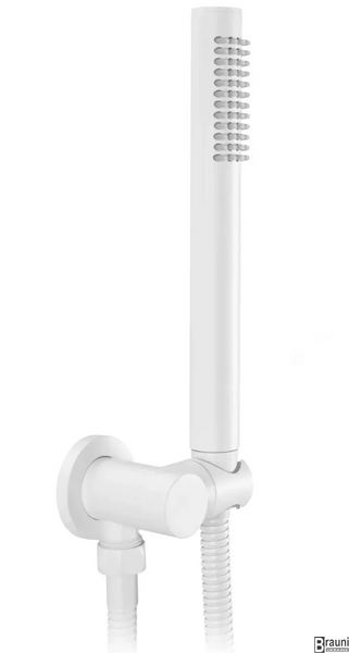 Змішувач для ванни та душу REA LUNGO WHITE MATT + BOX прихованого монтажу * REA-B6440 фото
