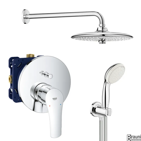 Душевая система скрытого монтажа со смесителем Grohe Grohtherm SmartControl (UA34614SC4) UA34614SC4 фото