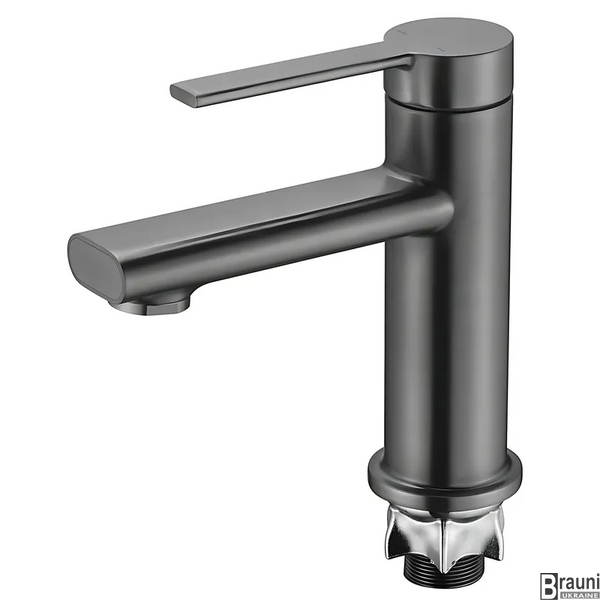 Змішувач для умивальника Mixxus Lord 001 Nut Graphite (Колір графіт) (MI7137) MI7137 фото