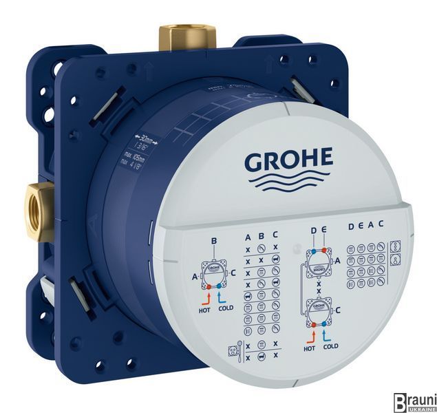 Душевая система скрытого монтажа со смесителем Grohe Grohtherm SmartControl (UA34614SC4) UA34614SC4 фото