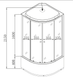 Бокс душовий з гідромасажем Mixxus STRONG SBH01-90x90x215-FB SATIN з високим піддоном (MI6888) MI6888 фото 24