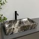 Умивальник (раковина) VBI TRIEST ANTHRACITE MARBLE накладний VBI-012717 фото 5