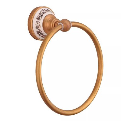 Бронзовое кольцо для полотенец в ванную комнату под бронзу аксессуары набор