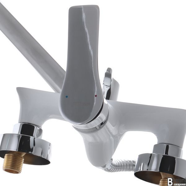 Змішувач для ванни Mixxus Premium Eva 006 Euro Білий (MI5813) MI5813 фото