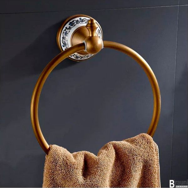 Бронзове кільце для рушників у ванну кімнату під бронзу аксесуари набір