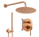 Душевая система REA LUNGO BRUSHED COPPER + BOX скрытого монтажа REA-P8809 фото 1
