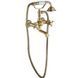 Смеситель для ванны и душа REA RUSTICO ANTIQUE GOLD настенный с изливом REA-B0702 фото 4