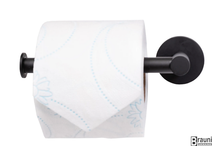 Тримач для туалетного паперу REA MIST 04 BLACK REA-80025 фото