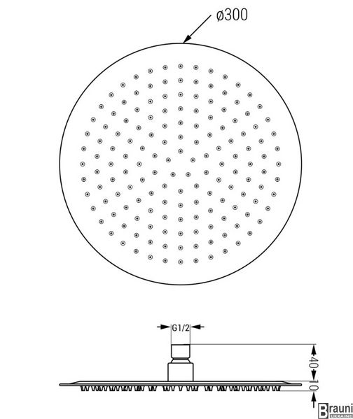 Душова система MEXEN KAI 30 DR70 GRAPHITE з термостатом + BOX прихованого монтажу MEX-77602DR70301-66 фото