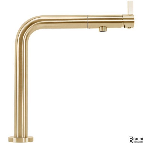 Змішувач для кухні REA COLE BRUSHED GOLD матове золото REA-B2720 фото