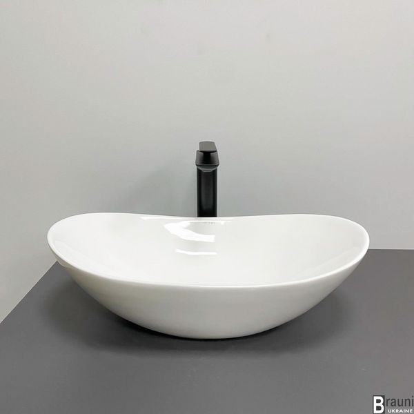 Умивальник (раковина) VBI TURIN S WHITE накладний VBI-011515 фото