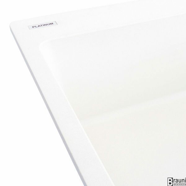 Кухонна мийка Platinum 78х50 Bogema матова, білосніжна SP000038063 фото