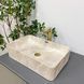 Умывальник (раковина) VBI ARABBA M BEIGE STONE MATT накладной VBI-013504 фото 2