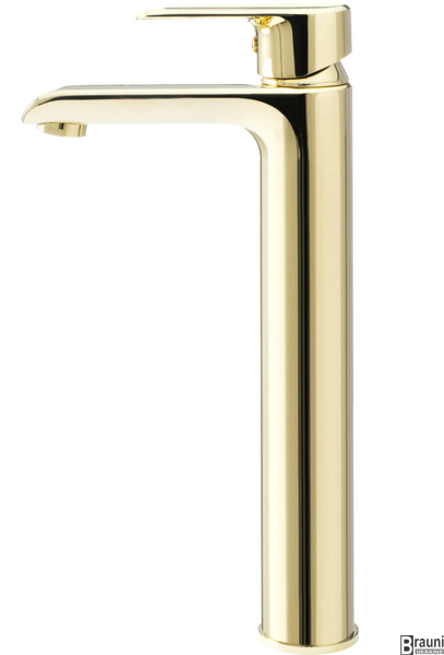 Змішувач для раковини (умивальника) REA BLOOM GOLD золотий * REA-B6201 фото