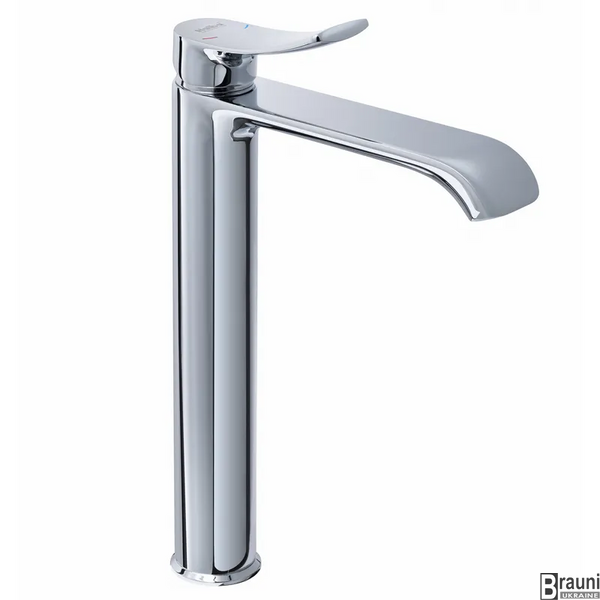 Смеситель для умывальника (раковины) HAIBA BOLERO 001 HIGH высокий, хром HB9575 фото