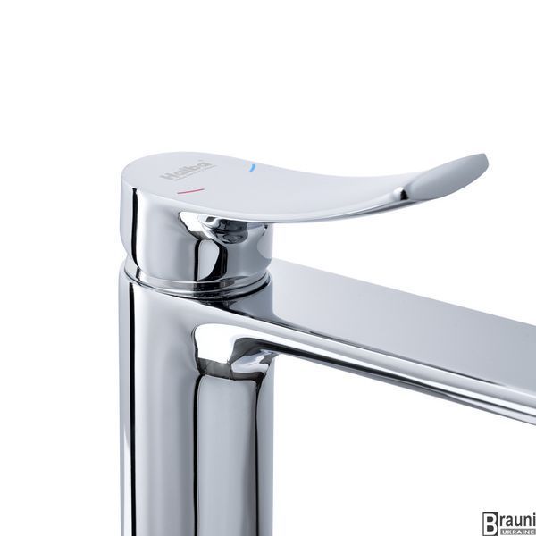 Смеситель для умывальника (раковины) HAIBA BOLERO 001 HIGH высокий, хром HB9575 фото
