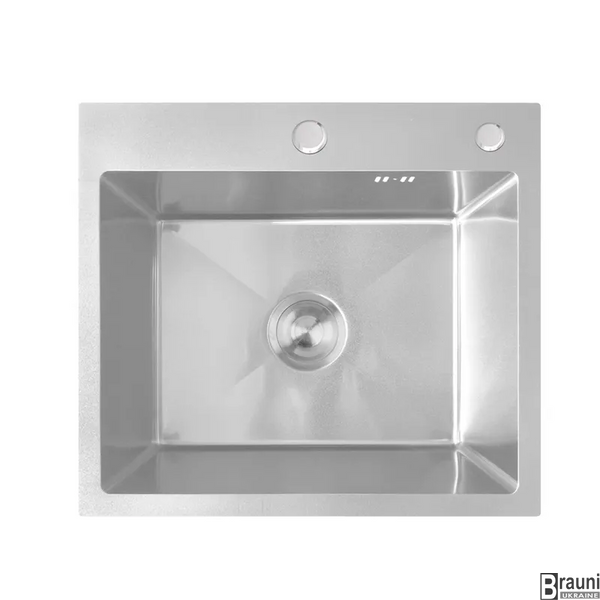Кухонная мойка MH5045 Nano-Silver 50х45 нержавейка MX1925 фото