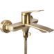 Смеситель для ванны и душа REA AVALON BRUSHED GOLD настенный с изливом REA-B2707 фото 2