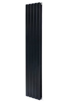 Вертикальний дизайнерський радіатор опалення ARTTIDESIGN Livorno II 5/2200/340/50 чорний матовий LV II.5.220.34.5.B фото