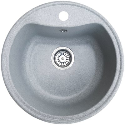 Кухонна мийка Rasa Seda 49х49 гранітна кругла RO44522 фото