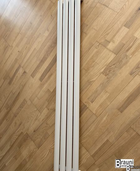 Вертикальний дизайнерський радіатор опалення ТМ ARTTIDESIGN Rimini 4/1800 білий матовий 5574 фото