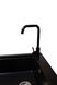 Кухонна мийка Patrat Antracit 78х51 чорна з крилом для сушки посуду RO43485 фото 3