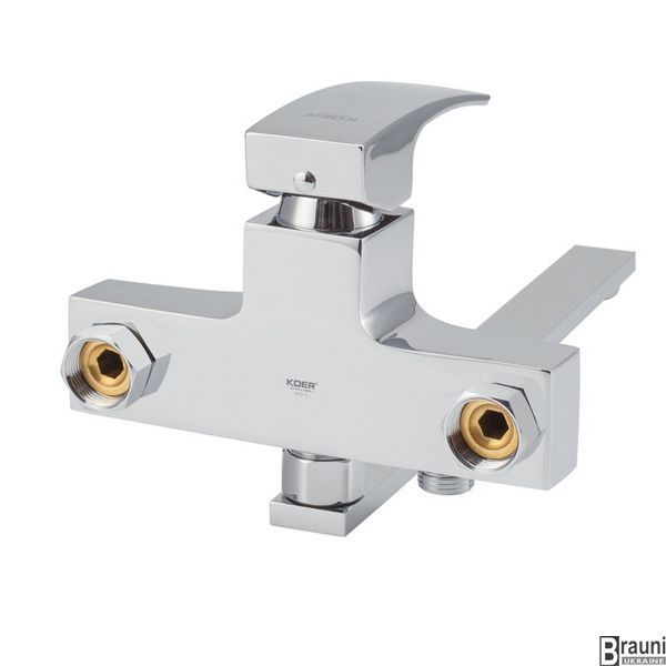 Смеситель для ванны с длинным изливом Koer KB-42007-01 (Цвет хром) (KR3456) KR3456 фото