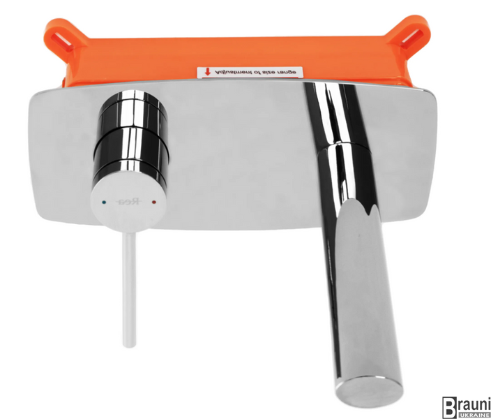 Смеситель для раковины (умывальника) REA OVAL CHROME + BOX хром скрытого монтажа REA-B5124 фото