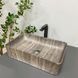 Умивальник (раковина) VBI ARABBA DARK STONE MATT накладний VBI-013503 фото 1