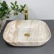 Умивальник (раковина) VBI RAVENNA BEIGE STONE GLOSSY накладний VBI-011204 фото 2